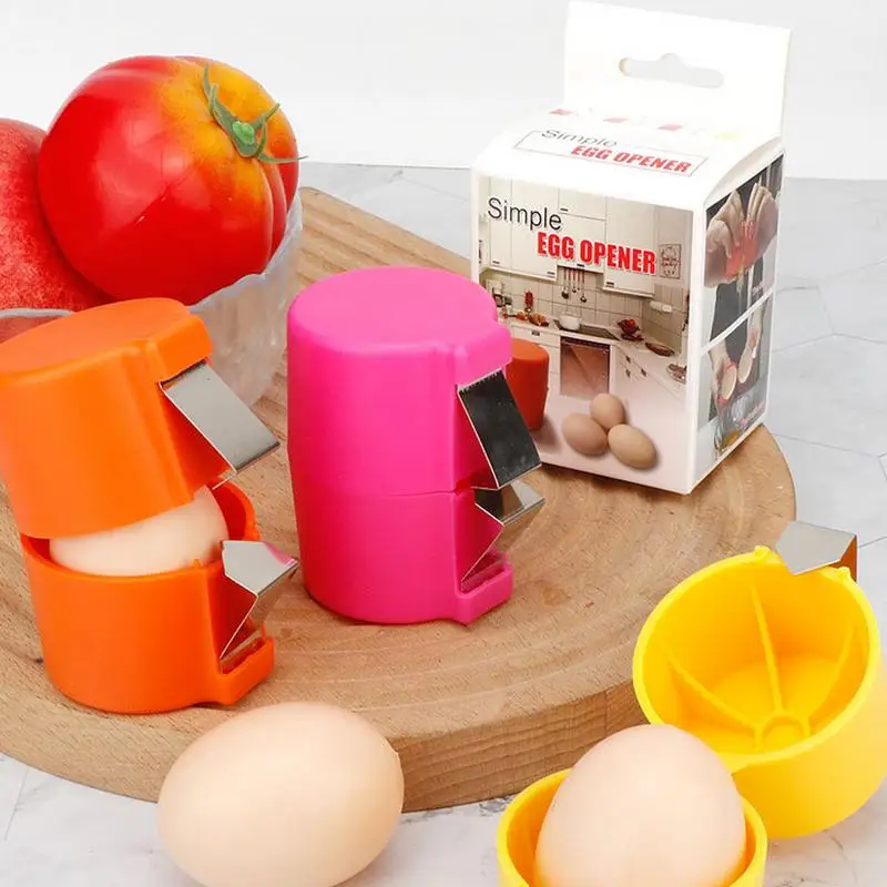 Egg Shell Opener Portable Egg Opener Kitchen Handheld Egg-Shell Crusher Household Press Egg-Shell Separator Kitchen Gadgets