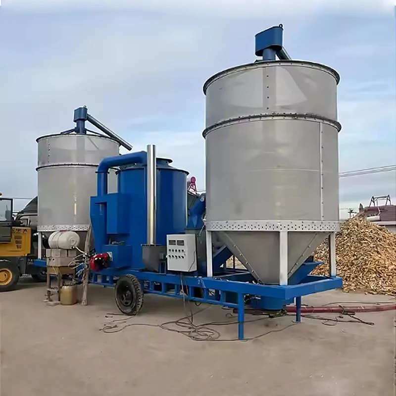 High-Performance Mobile Agriculture Rice Corn Grain Dryers China Supply Engine Motor Gear Gearbox Bearing Core Included