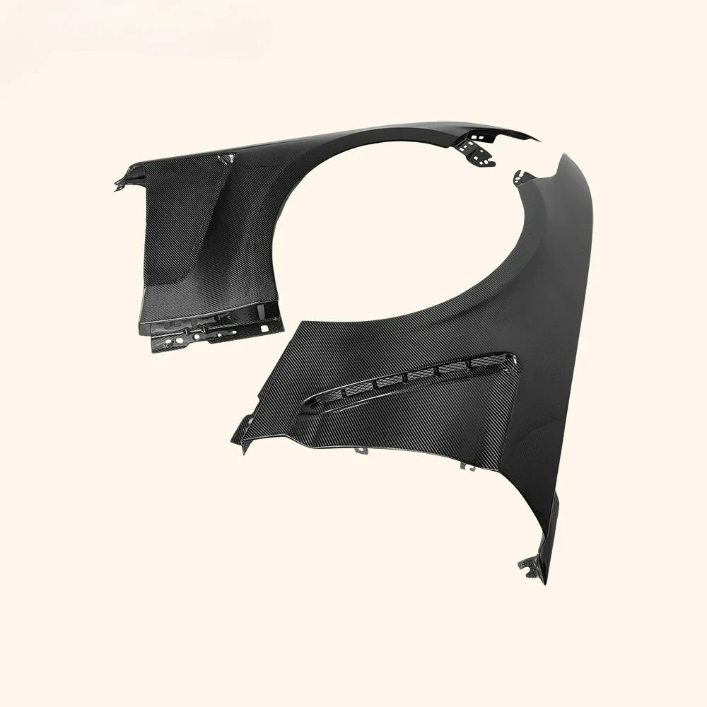 Par de guardabarros ventilados FORFord Mustang 2015-17 GT3 de fibra de carbono