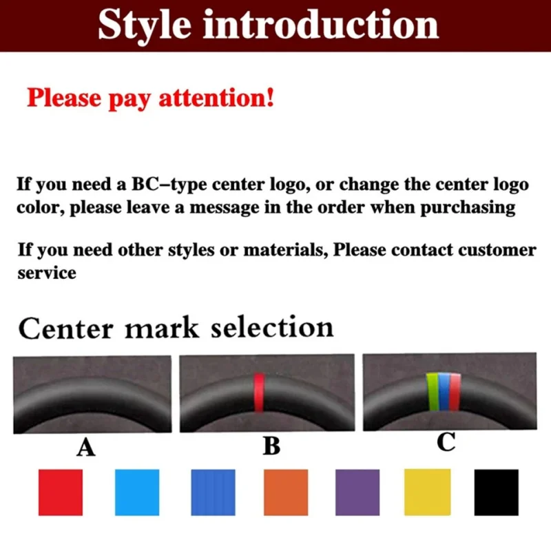 Customizable Handmade Genuine Leather Steering Wheel Cover For BYD SONG Plus Dmi QIN Pro Max YUAN TANG HAN EV 2015 2016-2023 - Image 5