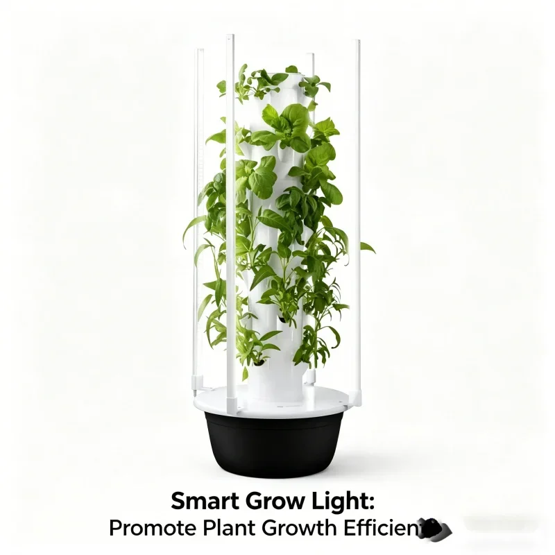 5 Layer Smart Vertical Hydroponic Garden with Grow Lights Indoor Herb Vegetable Planter Home Soilless Cultivation System view 4