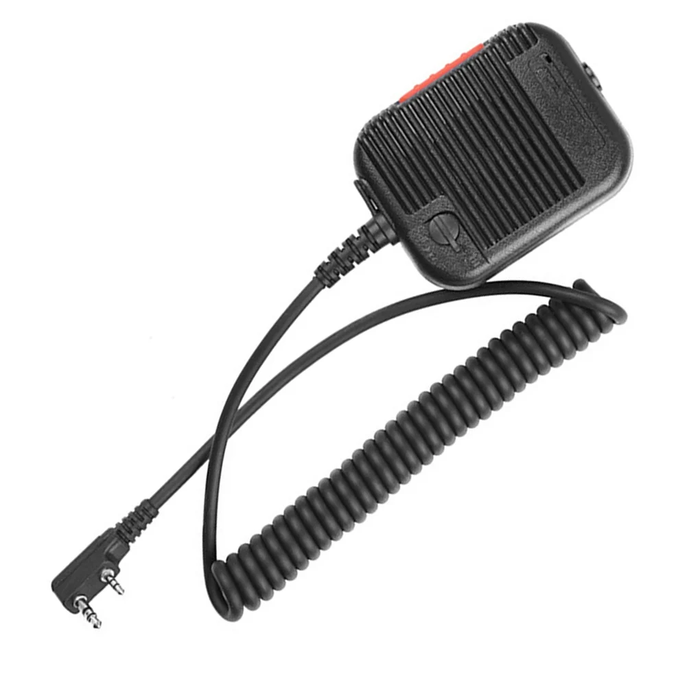 Two Way Radio Tactical Speaker Microphone Compatible with For BaoFeng AR152 and For Kenwood Radios with Flexible Cable