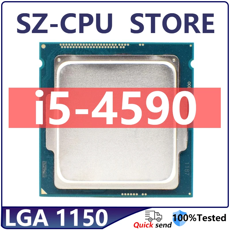 Core i5-4590 i5 4590 3.3 GHz Used Quad-Core CPU 6M 84W LGA 1150