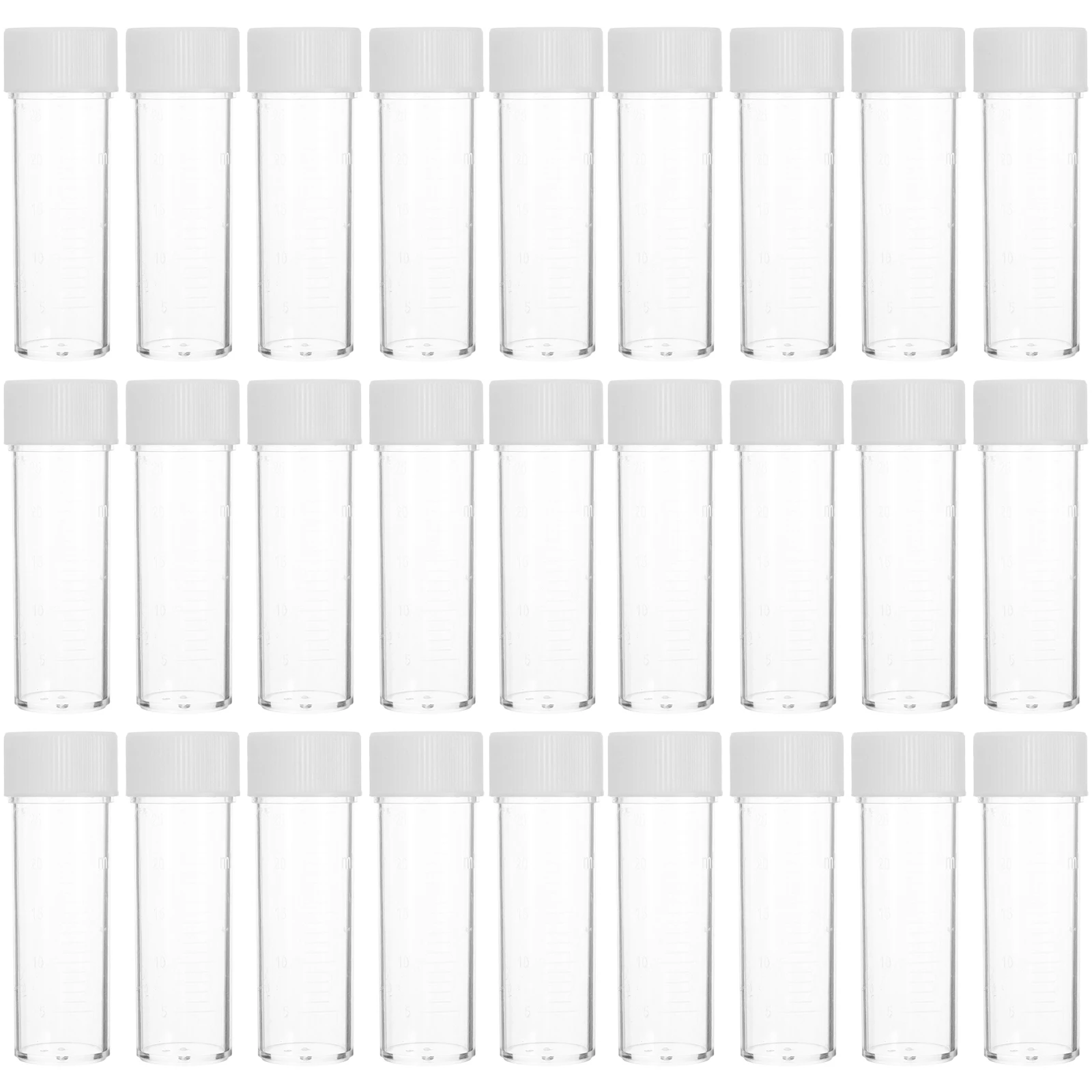 

50 Pcs Laboratory Tubes Sputum Culture Bottle Folding Medical Containers Sample