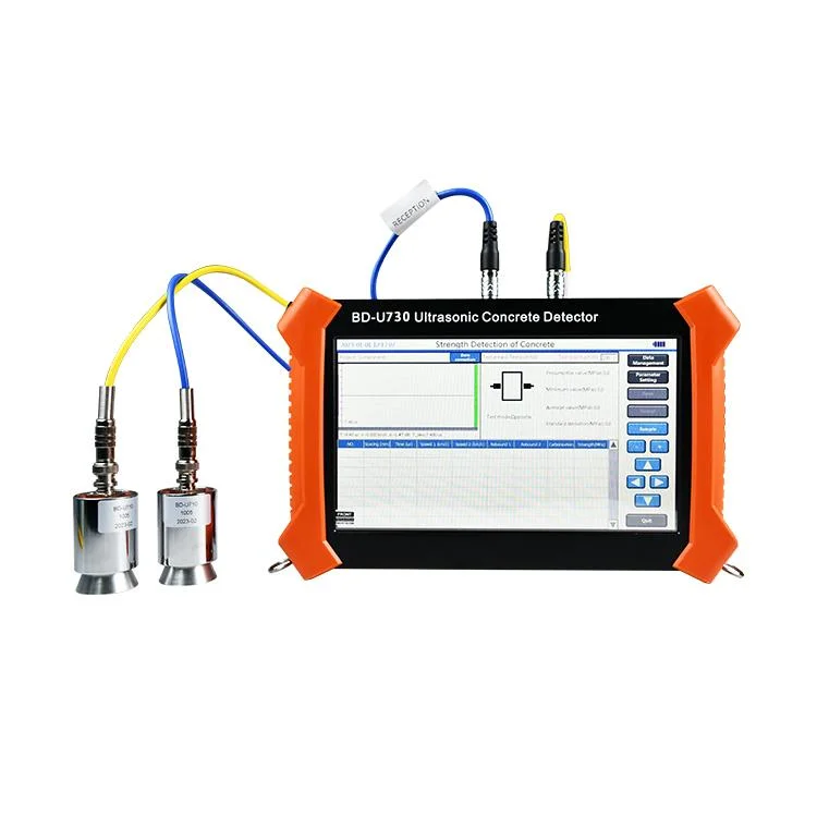 U-710Non Metallic Ultrasonic Detector,Handheld Price for Ultrasonic Pulse Tester Single / Dual Channel