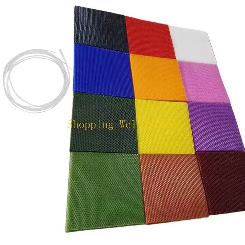 KX4B 12 Pieces Wax Sheets for Candle Making, Wax Making Kits for Kids Adults - Image 2