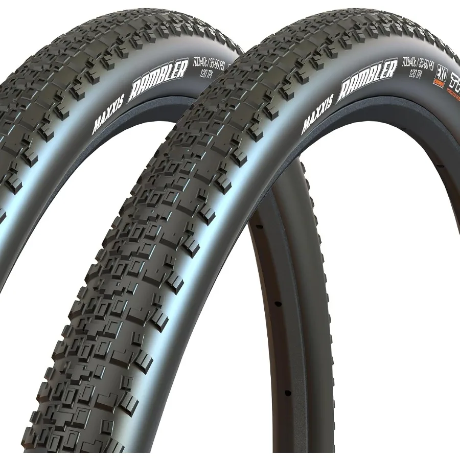 

Rambler - SilkShield - Tubeless Ready Bike Tire Versatile All-Weather Gravel Tire for Mixed Terrain High Traction and Puncture