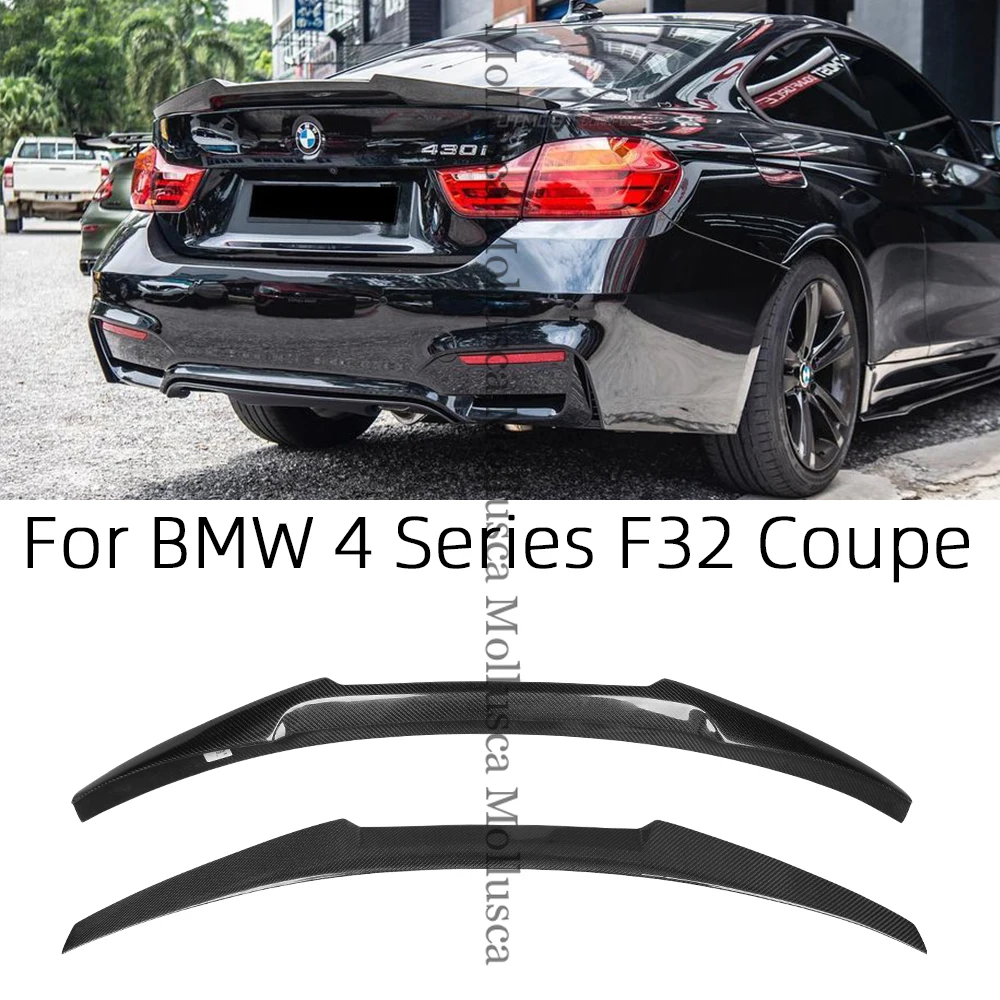 

For BMW 4 Series F32 Coupe M4 Style Carbon fiber Rear Spoiler Trunk wing 2013-2019 430i 440i FRP honeycomb Forged