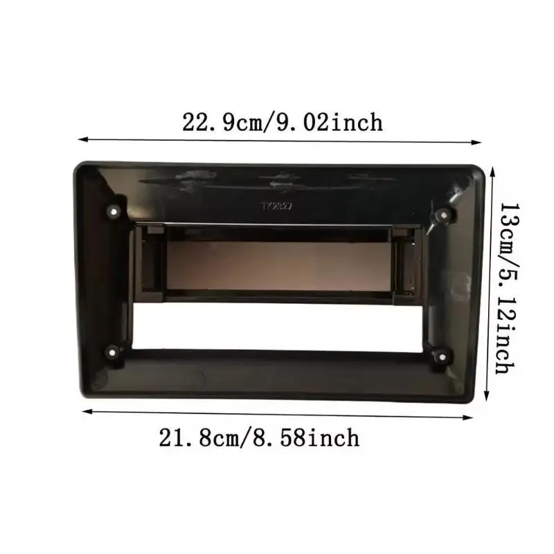 1DIN To 9 Inches Universal Single Din Car Stereo Radio Fascia Touch Screen Navigation Panel Modification Frame