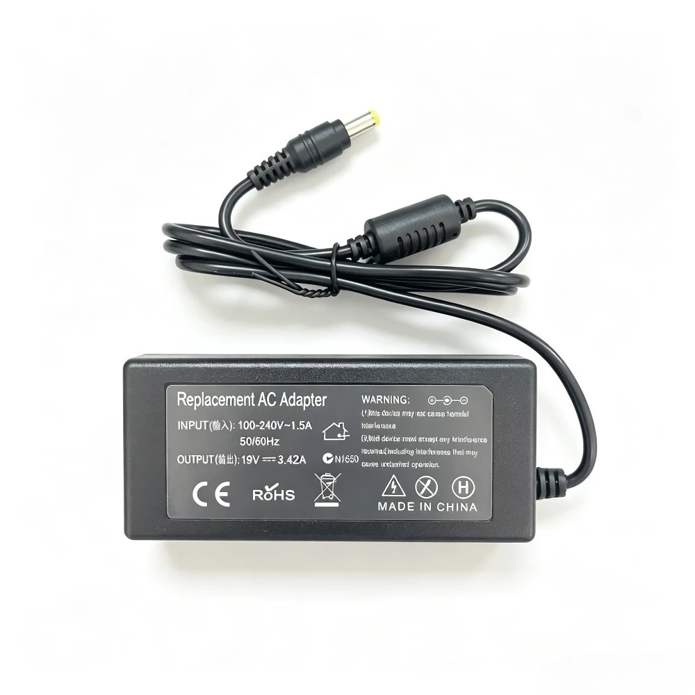 19V 3.42A 5.5*1.7mm AC Laptop Charger For Acer Aspire 5735 5315 5920 5535 5738 7520 6920 SADP-65KB Pa-1650-02 Power Supply