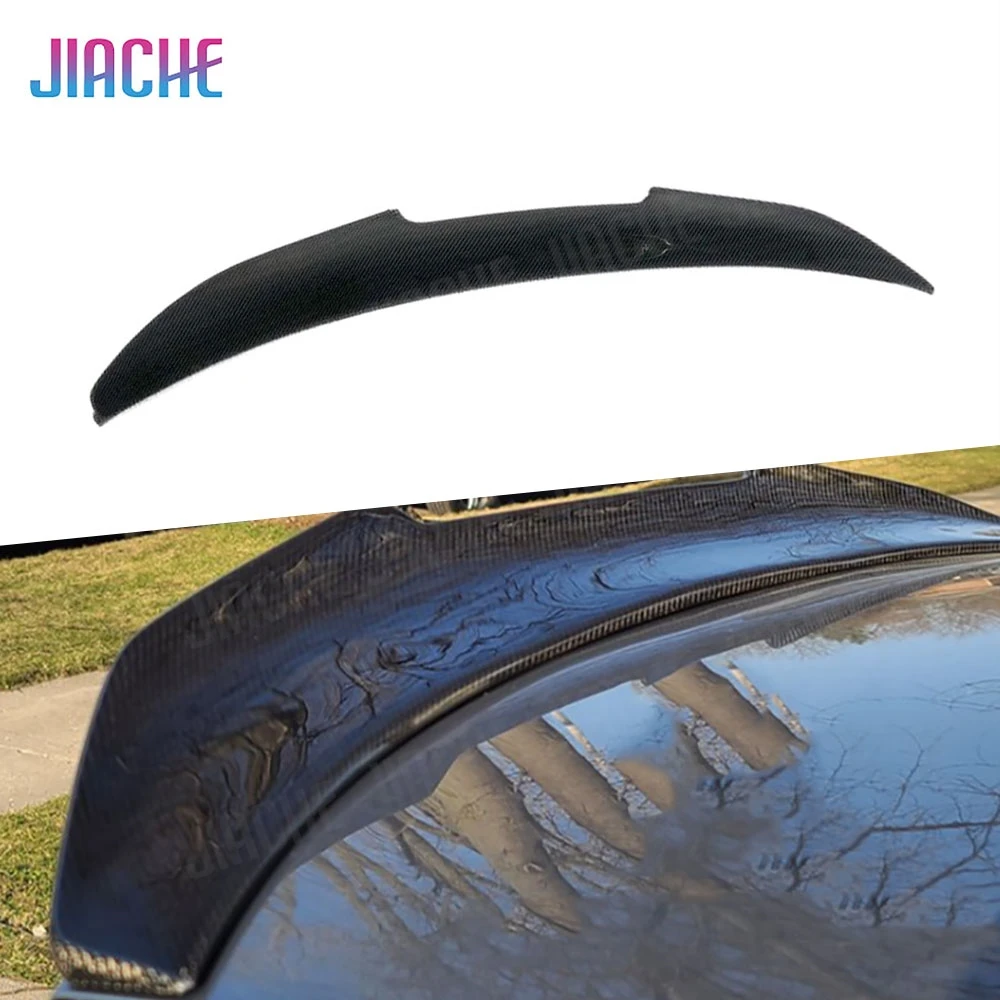 

Задний спойлер из углеродного волокна, крыло для Audi A6 C7 S6 2012-2019, задний багажник, спойлер, крылья багажника, задние внешние аксессуары автомобиля, FRP