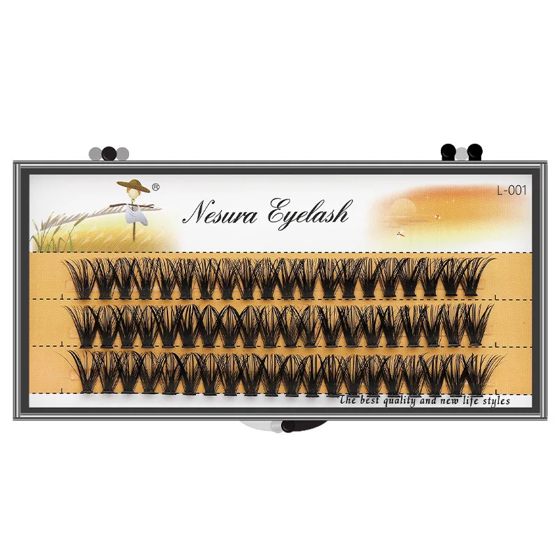 High Quality 60 Bundles Individual Cluster Makeup Individual Cluster Eye Lashes False Eyelashes