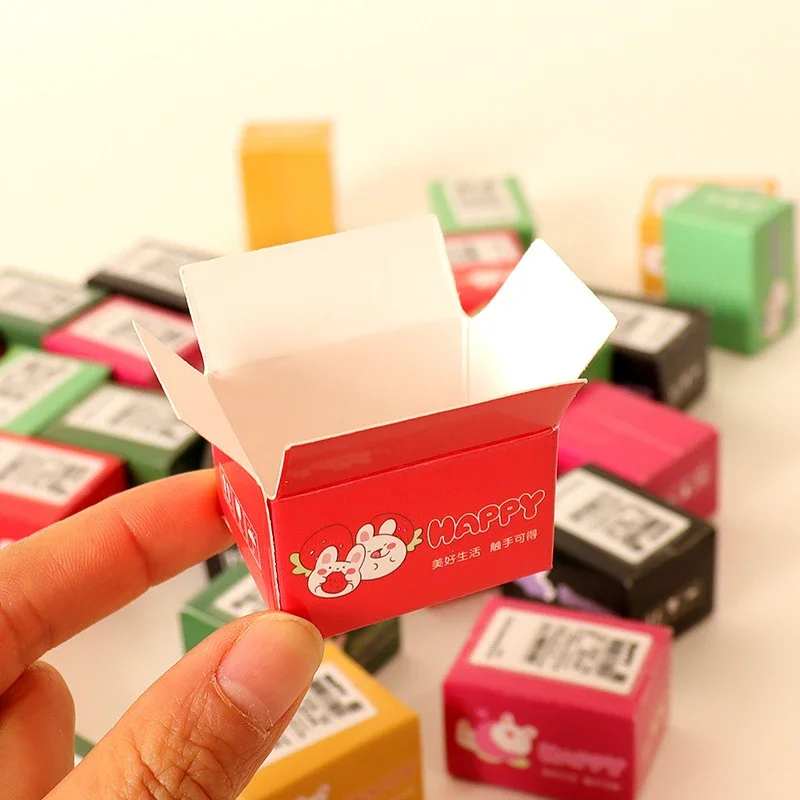 100Pcs Mini Carton Express Box Dollhouse Gifts Box Crafts Children Game Props Kids Birthday Favors Christmas Party Ornaments