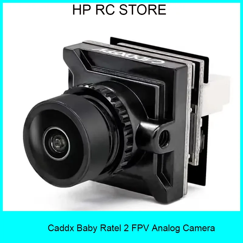 

Caddx Baby Ratel 2 Analog FPV Camera 1/1.8" Starlight HDR Sensor 165° FOV 1200TVL Low Latency Day and Night Vision