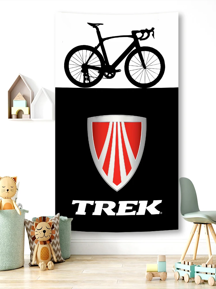 JimonFlag 90X150CM 3X5FT T-Treks Bike Flag Polyester Printed Bicycle Banner For Room Decor