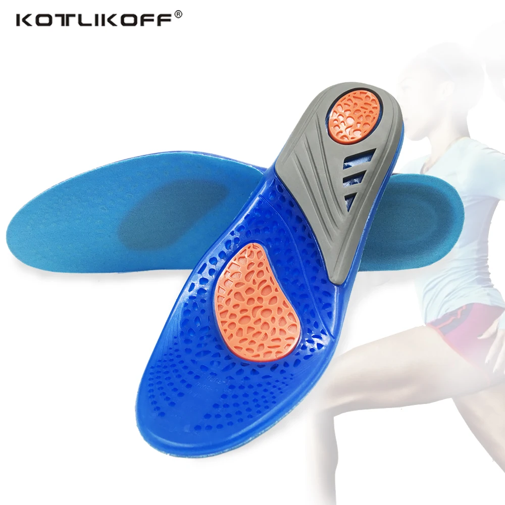 Silicon Gel Insoles Foot Care For Plantar Fasciitis Orthopedic Massaging Shoe Inserts Shock Absorption Shoe Pad Women Men Insert