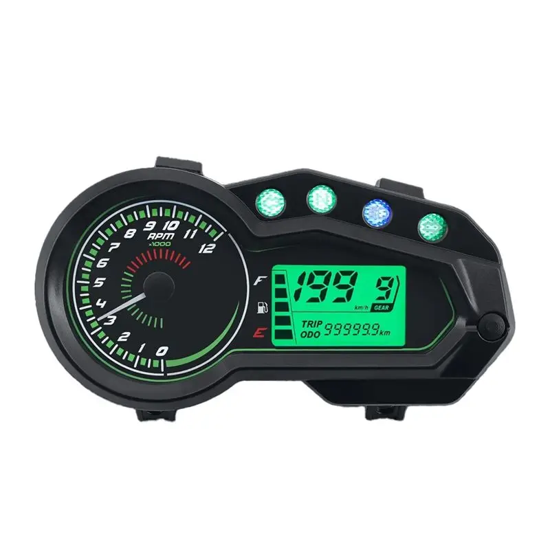 

Ingenious-ADQ Motorcycle Speedometer Motorcycle Tachometer 2000 RPM Meter Universal Motor Vehicle GEAR Indicator