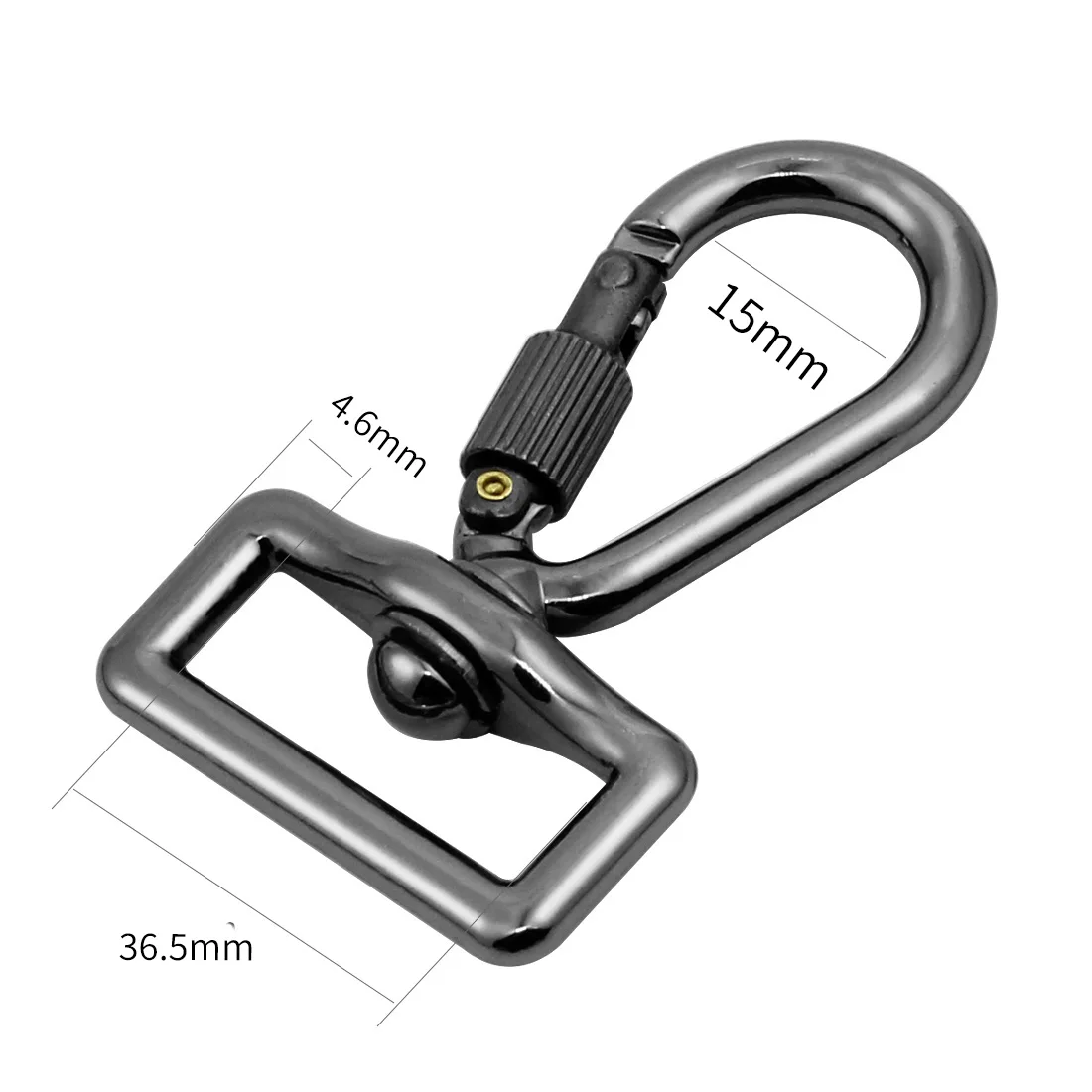 Metal Quick Release Trigger Snap Hook Ring Carabiner Screw Lock DSLR Camera Strap Buckle Hook for Camera Bag