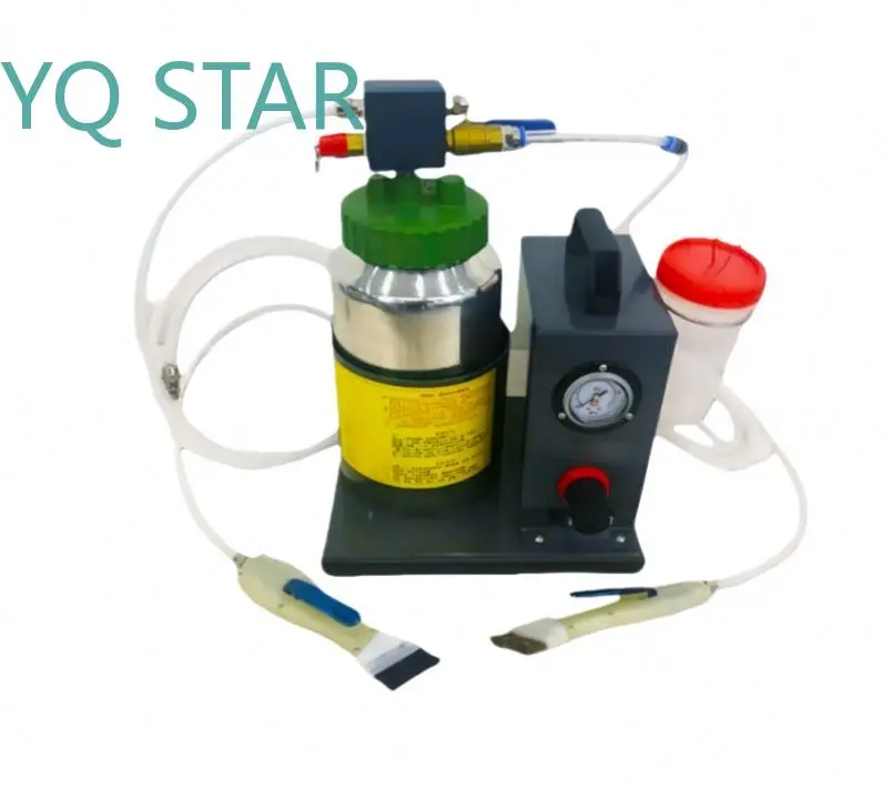 Hydraulic Manual Gluing Machine for Rubber Adhesive Applicator Tabletop Leather Edge Gluer Single Head Double Head Industrial