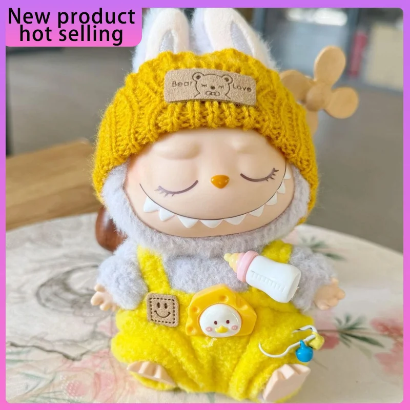 

Cute Ropa Labubu15-17cm Toys First And Second Generation Dolls Accessories Clothes Straps Pants Bottles Dolls Clothes Gifts
