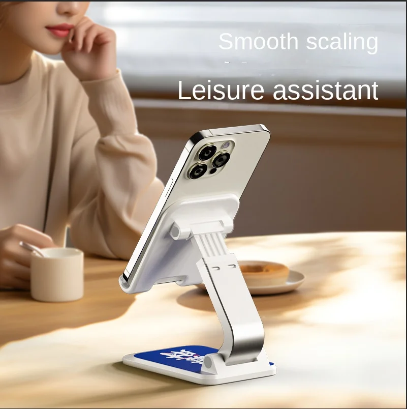 Creative Folding Tablet Support Frame with Scalable Live Streaming and Multi functional Lazy Phone Stand Desktop