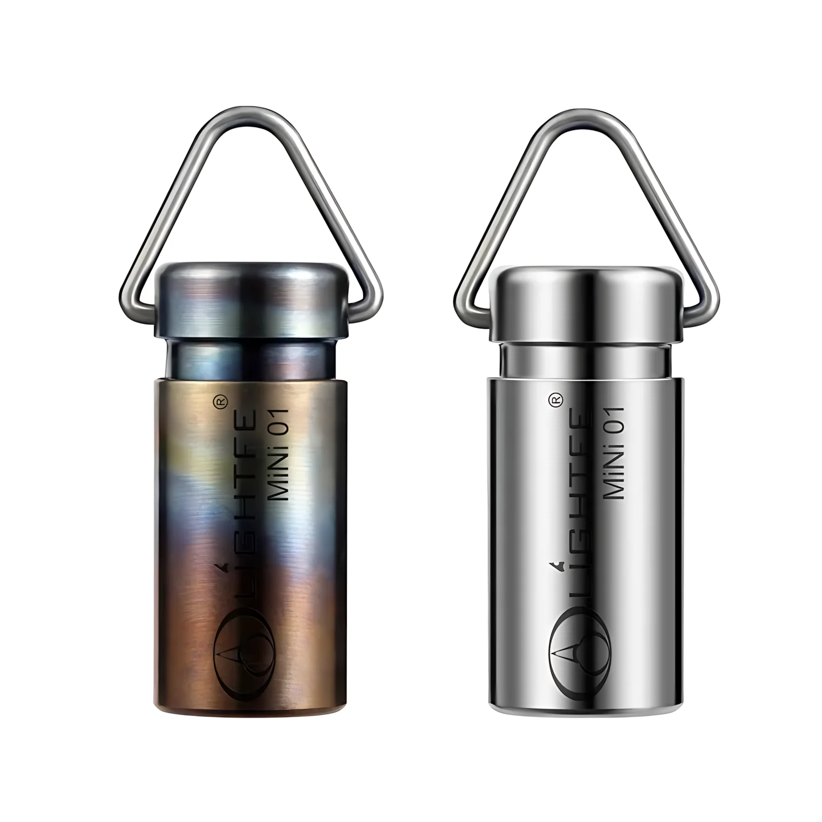 

65g Titanium Mini Keychain LED Flashlight - IPX7 Waterproof, 1.5m Drop Resistant, 25mm Ultra-Compact for Camping/Hiking/Emergency Strong Lighting
