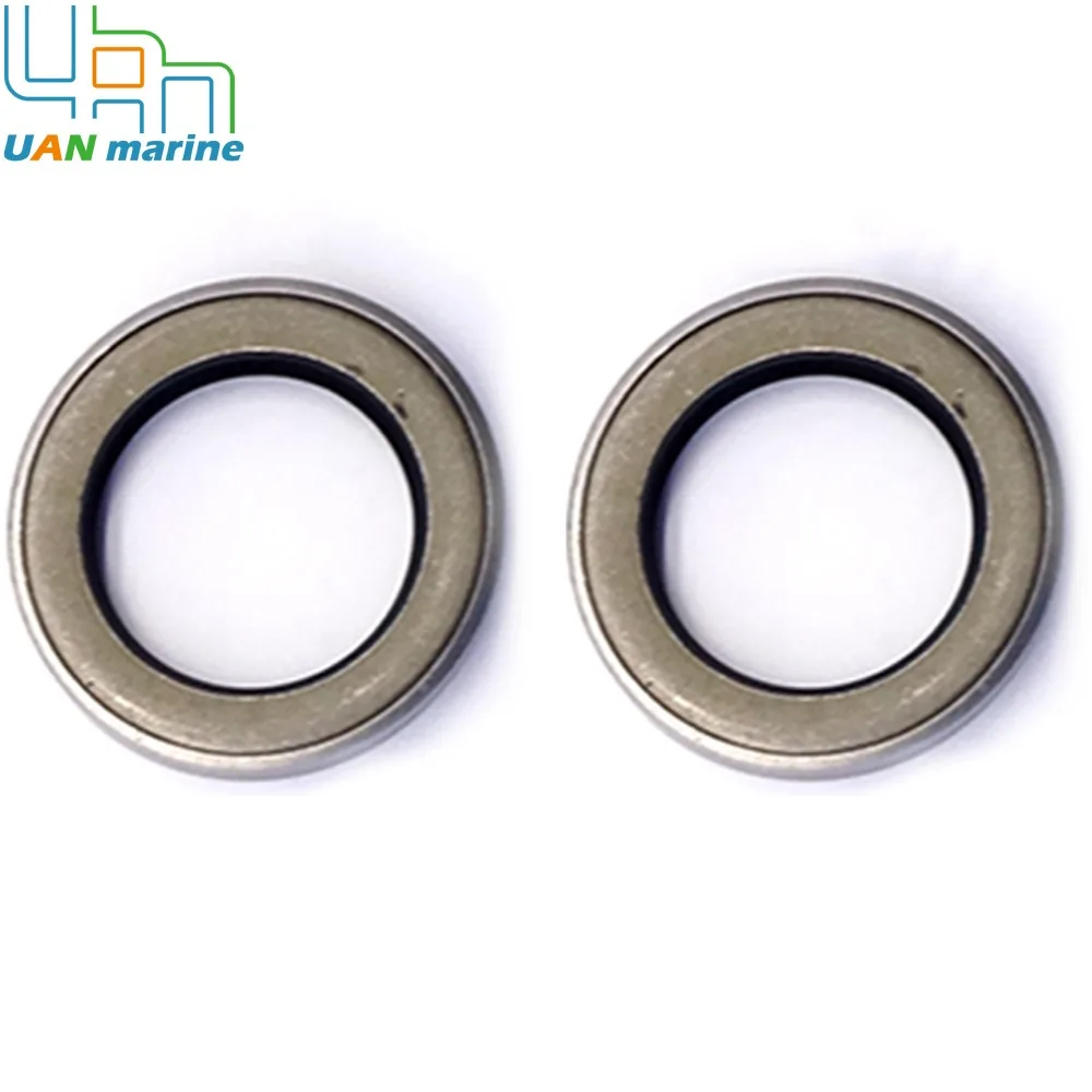 2Pcs New 26-70081 Lower Unit Outer Propshaft Oil Seal Replaces Mercury Outboard 65 125 150 200HP 3Cyl V6 85530 91255-ZW1-003