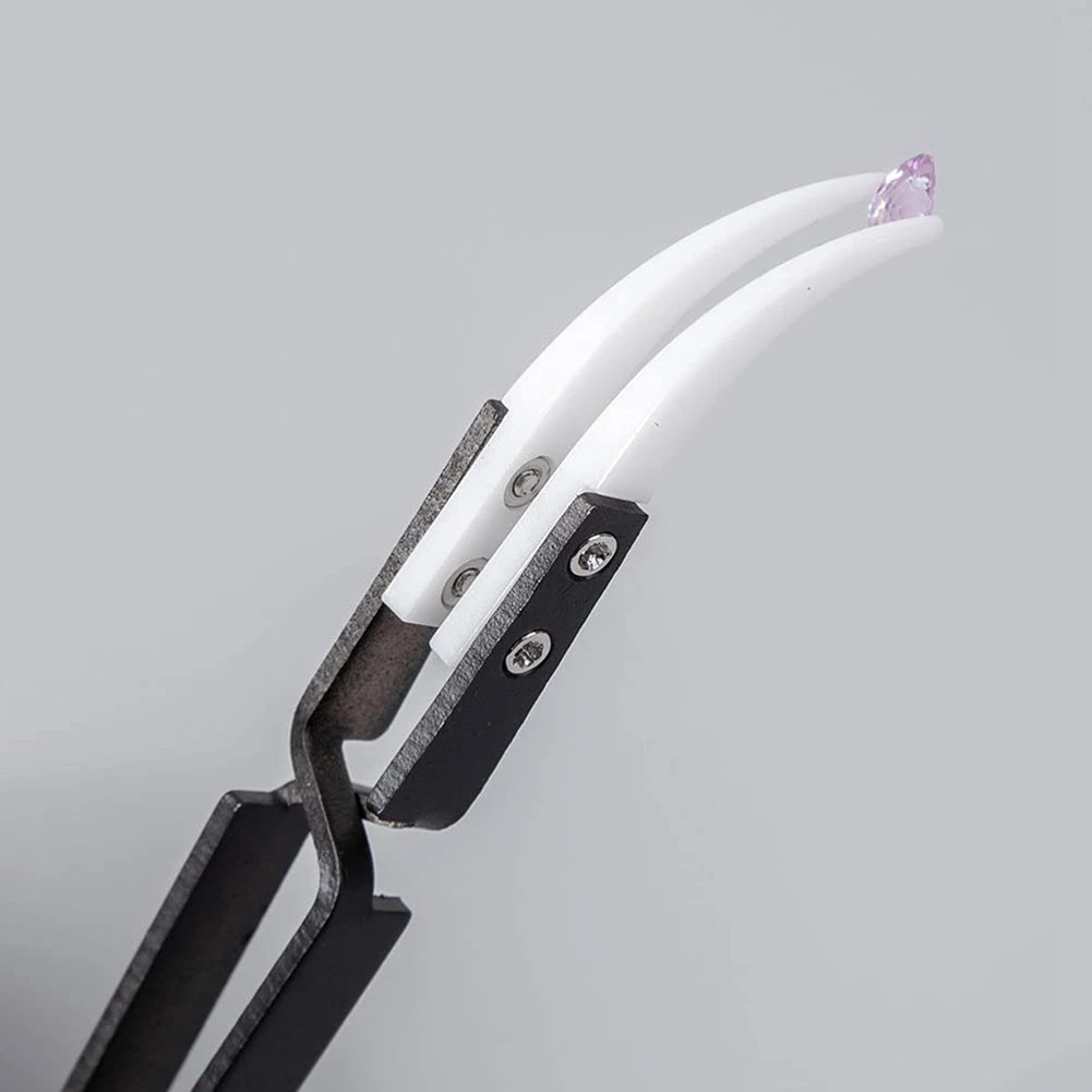 AA19 3Pcs Anti-Static Reverse  Tweezer IC SMD SMT Reverse Tweezers Heat Resistant 1000 Degree Hand Tools