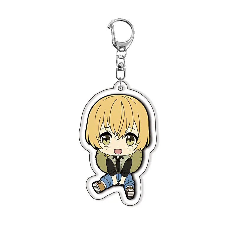 Cartoon Bungo Zwerfhonden Q Versie Anime Karakters Acryl Sleutelhanger Charme Meisjes Jongens Mode Rugzak Hangende Ornamenten Geschenken