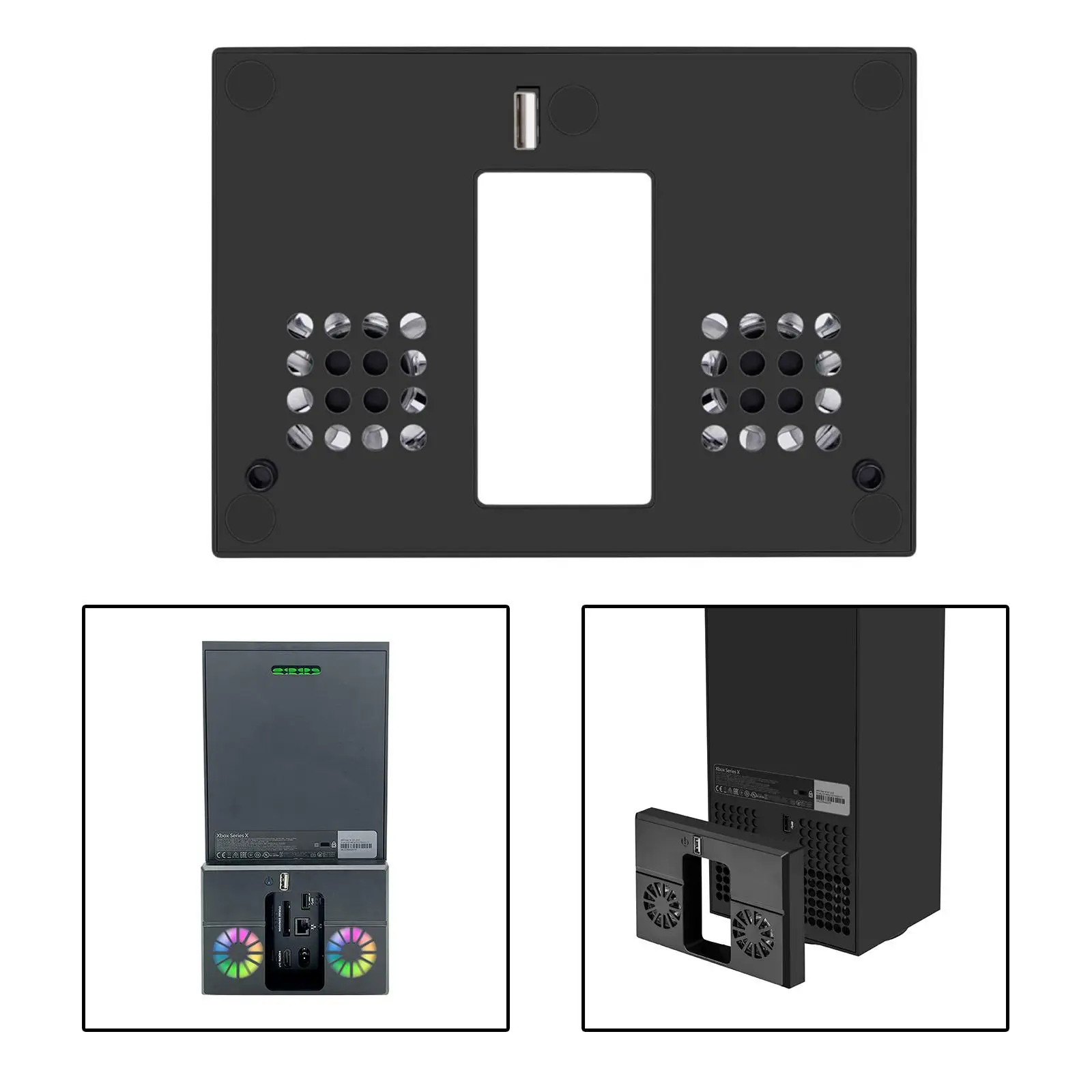 Soporte de ventilador de refrigeración RGB, sistema de refrigeración externo USB, soporte Vertical, radiador para X box Series x, consola de juegos profesional