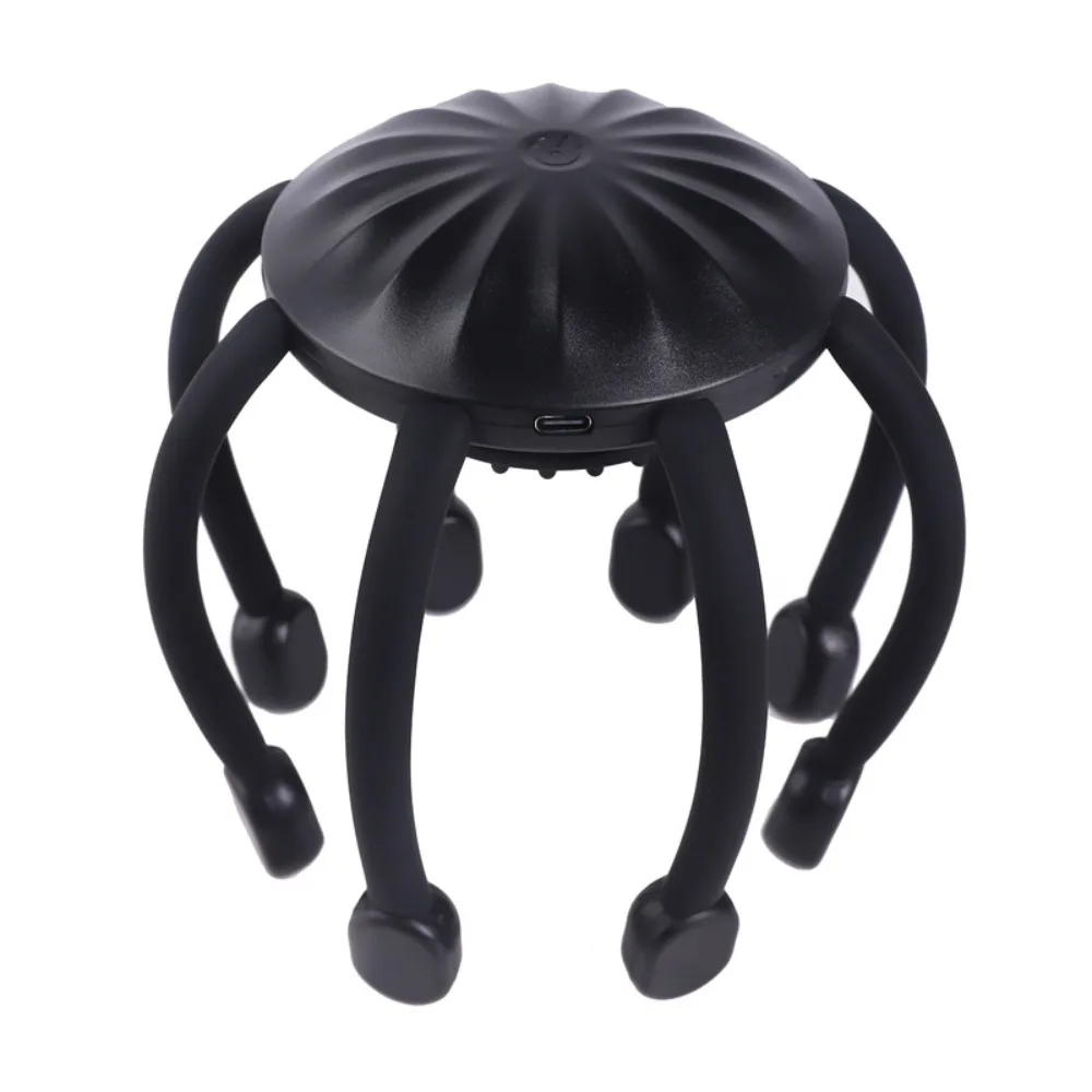 Octopus Claw Design Electric Scalp Massager Soothing Vibration Portabl Vibration Massage Tool Better Relaxation for 5V/1100mah
