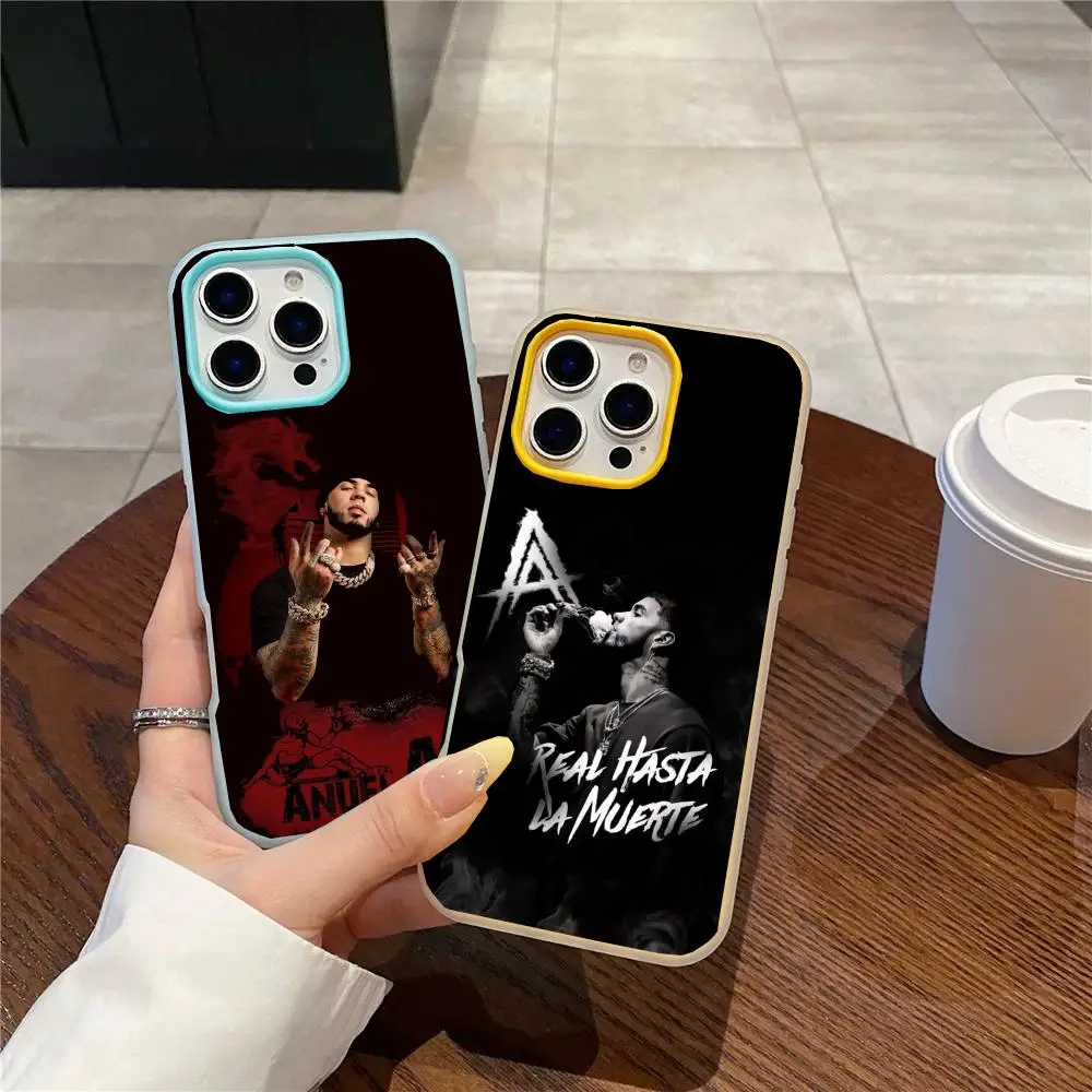 Funda para Teléfono A-Anuel AA Las Leyendas Nunca Mueren, Funda Protectora de Doble Capa a Prueba de Golpes para iPhone 17 16 15 14 13 12ProMax