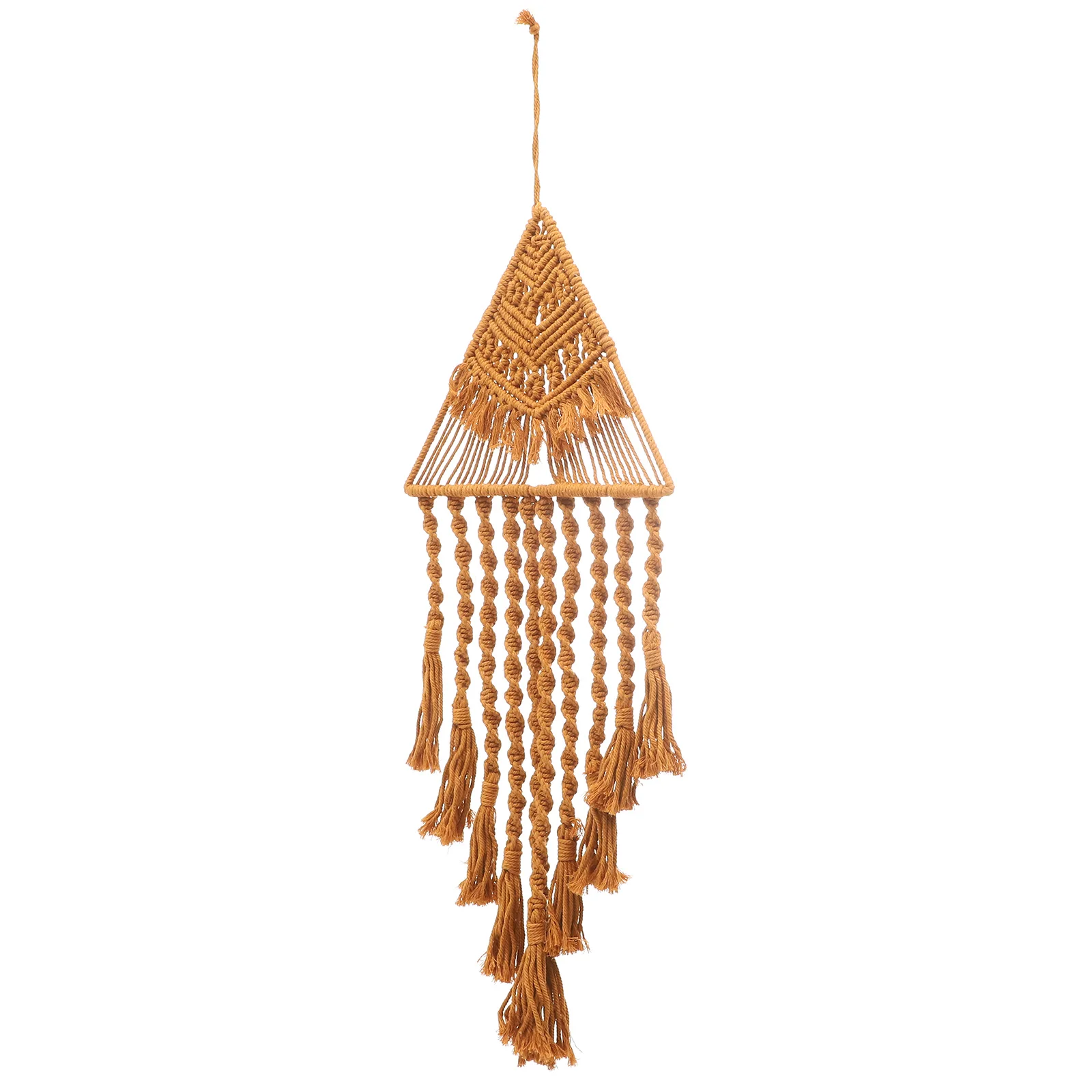 

Boho Macrame Bohemia Style Woven Tassel Cotton Rope Pendant Bedroom Living Room Home Wall Decor Woven Hanging Tapestry Boho