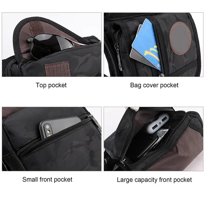 Canvas Drop Leg Bag High Quality Men's Canvas Drop Leg Bag Military Motorcycle Multi-purpose Messenger Shoulder Bags