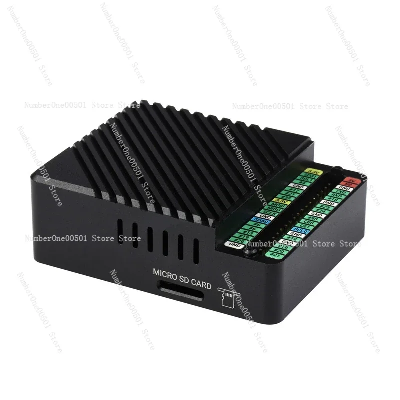 

Мини-хост CM4, плата расширения с двумя портами Gigabit Ethernet RJ45 и металлическим корпусом -095