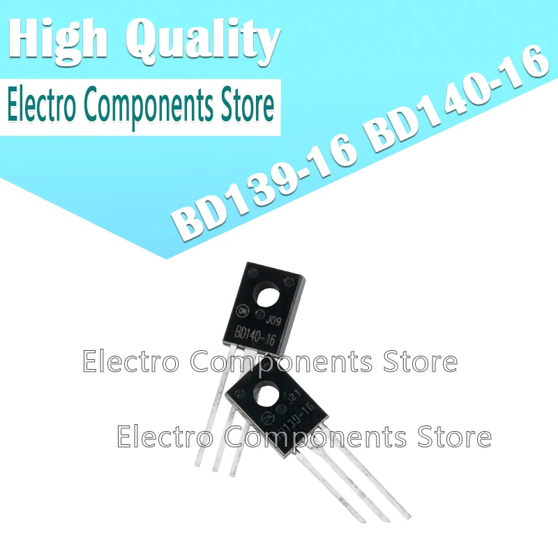 1 Pair Audio Transistor BD139-16 BD140-16 TO-126 Plastic-Encapsulate Transistors