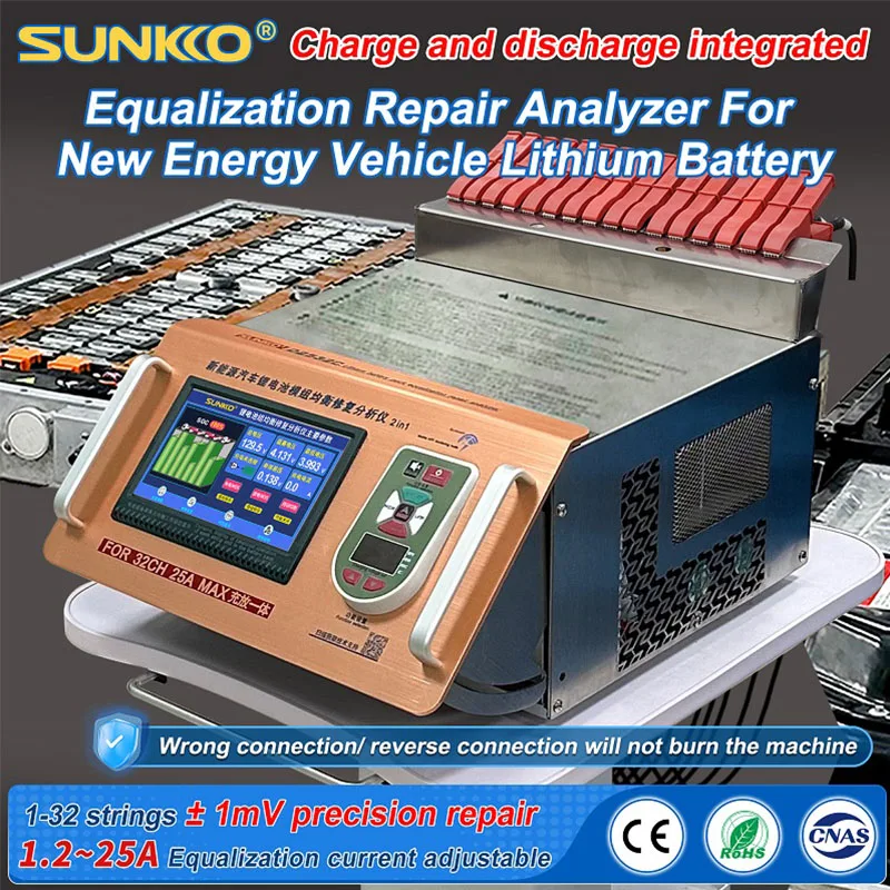 D2532C D2532C 2~32 Strings New Energy Vehicle Lithium Battery Module Equalizer 25A With Charging Function Applicable 220V 110V