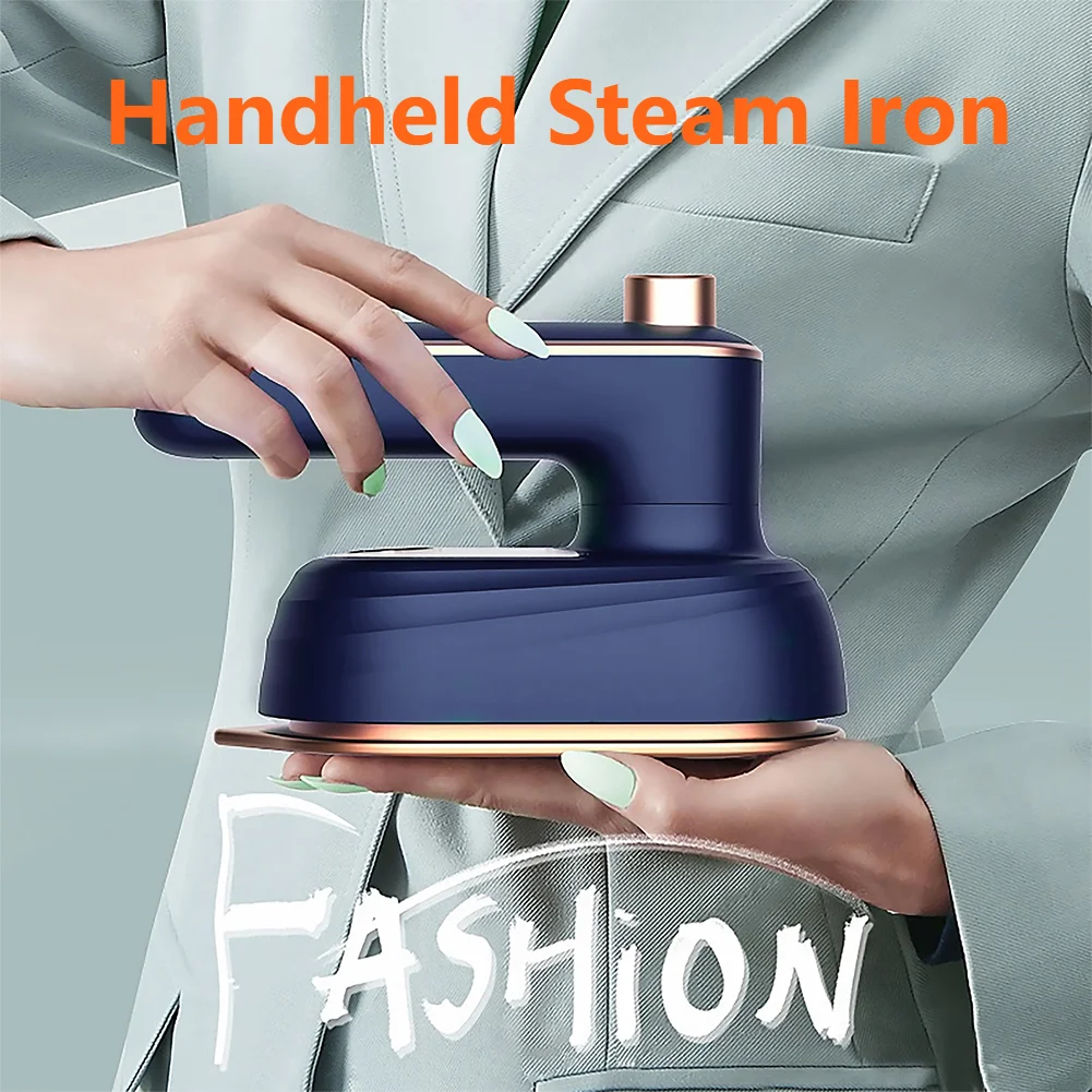 Mini Garment Steamer Steam Iron Wet Dry Use Household Hanging Iron Portable Rotatable Handheld Steamer for Home Travel Dormitory