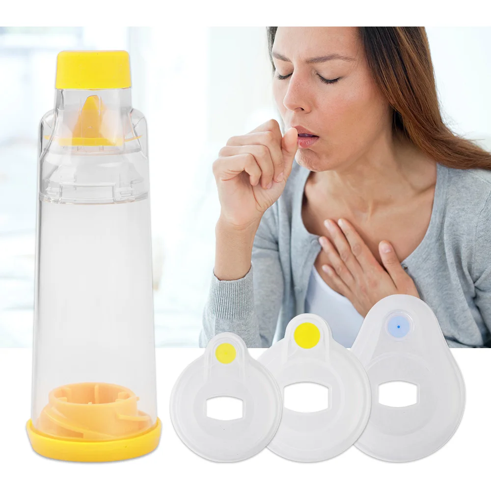 Professional Adult/Pediatric/Baby Asthma Spacer Inhaler Spacer Device Silicone Aerosol Cabin Surgical Supplies Health Care Tools