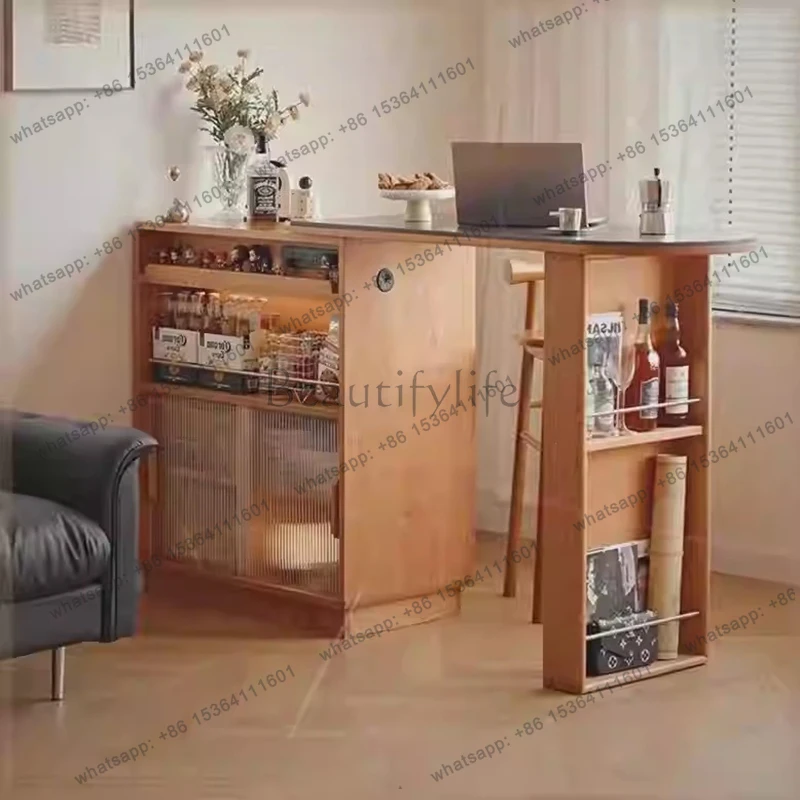 Modern Living Room Dining Tables Kitchen Folding Wooden Insular Dining Tables Coffee Nordic Home