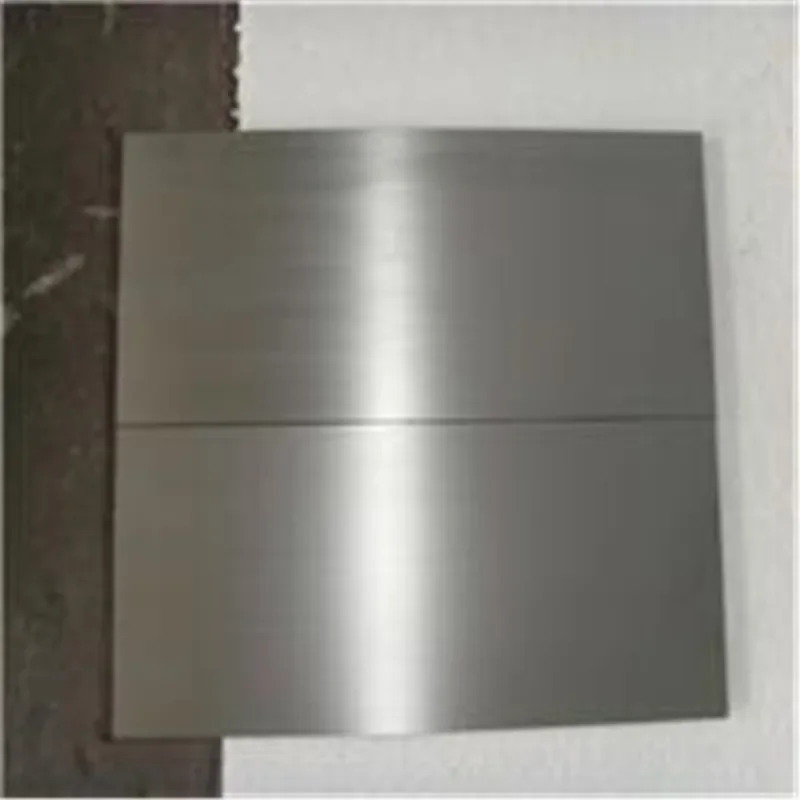 high purity molybdenum plate, 180x180x1.2 mm - 1 pcs and 180x180x1.5 mm - 1 pcs