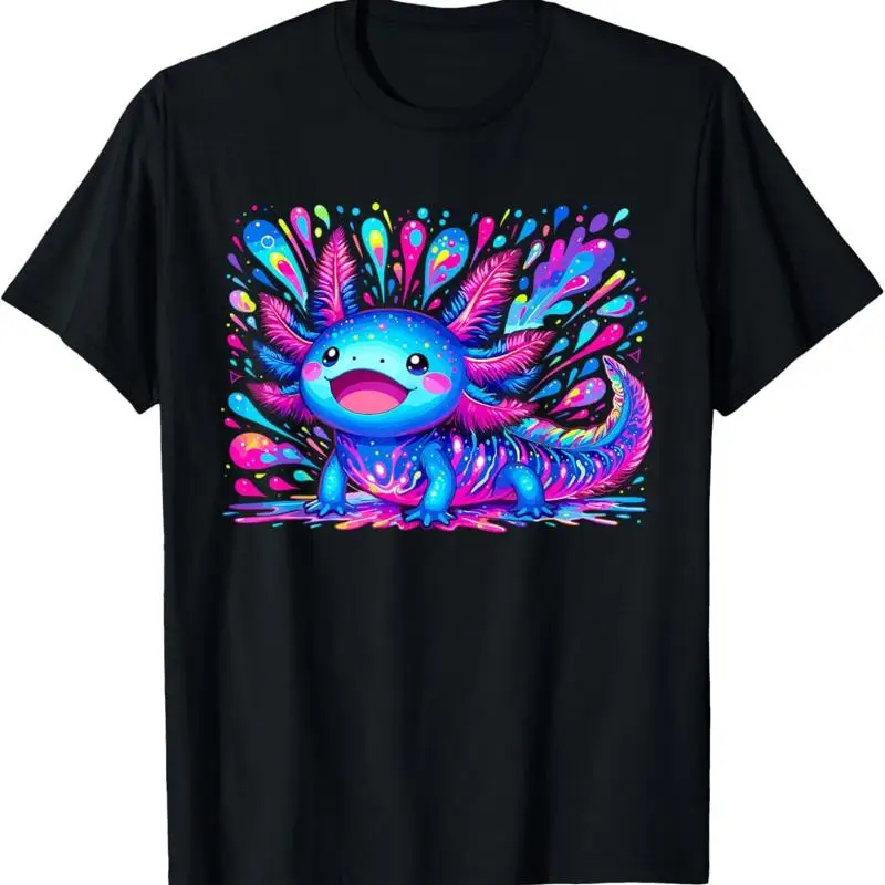 

Axolotl Beautiful Colorful Art T Shirt