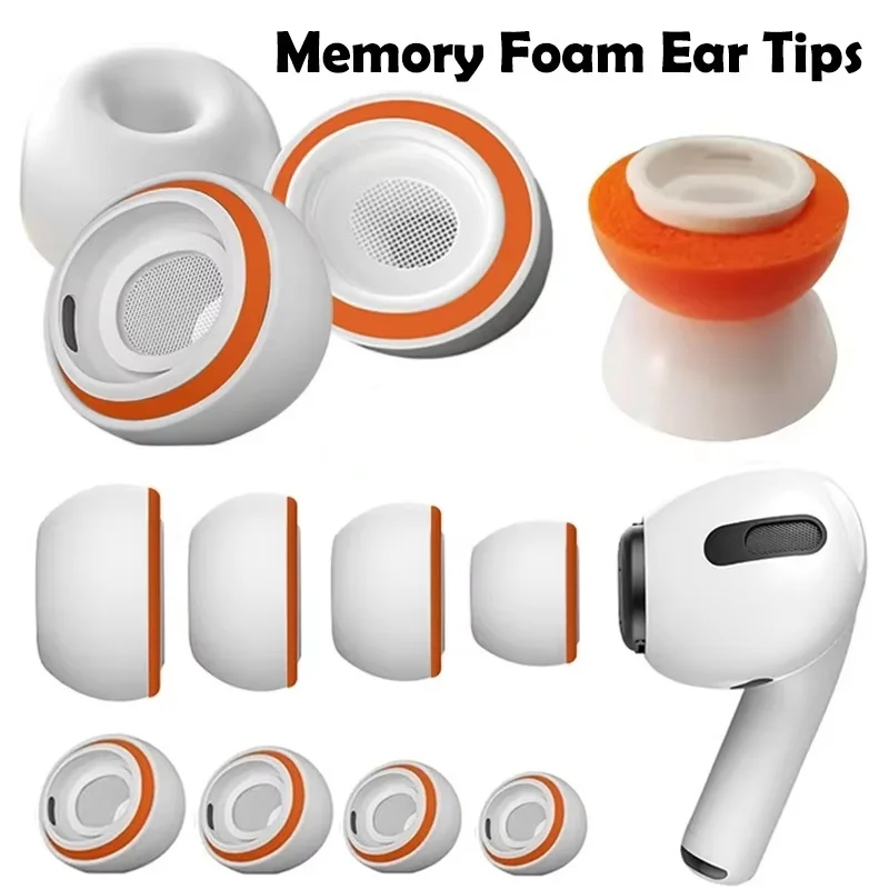 Memory-Schaum-Ohrstöpsel für AirPods Pro1/Pro2, weiche Silikon-Ersatz-Ohrpolsterkappe, passend für Apple AirPods Pro 2, Ohrpolster-Ohrpolster
