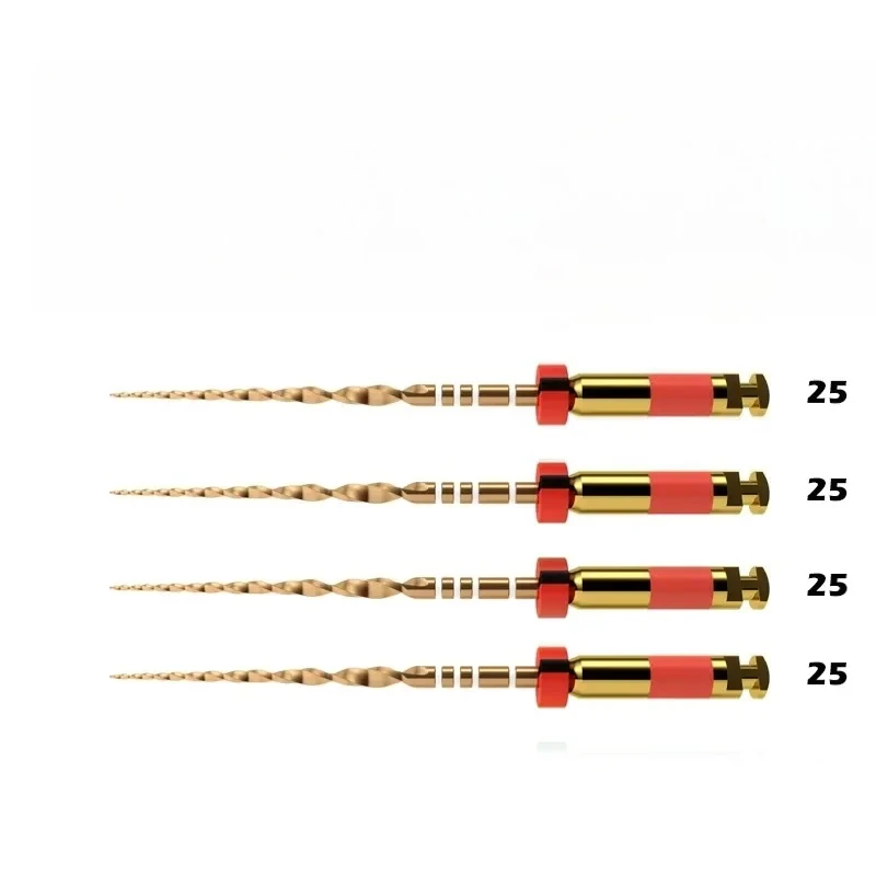 2boxes  Dental Endodontic Files Gold Endo Files Root Canal Heat Activated Rotary File Nickel Titainium Dentistry Tools