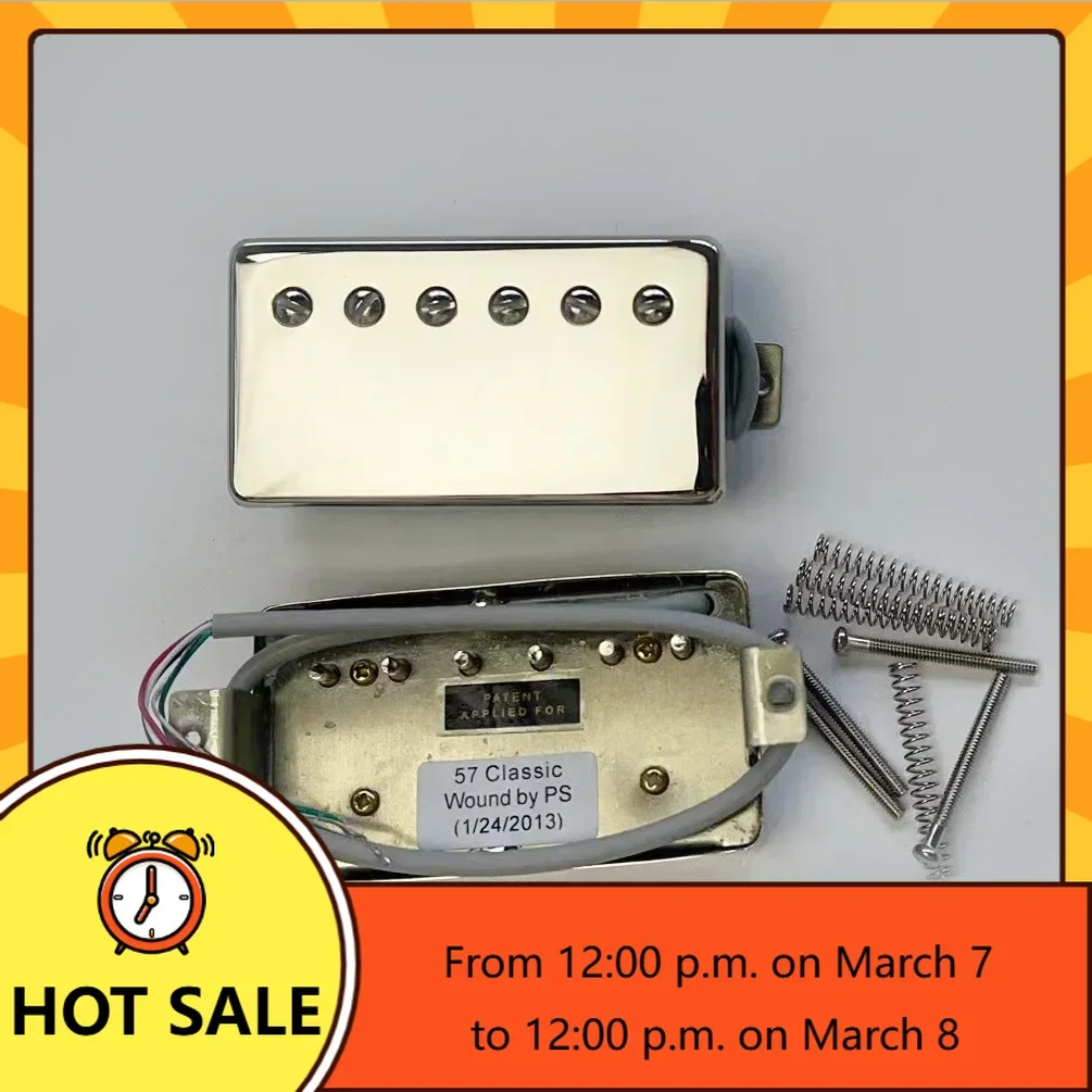 QX Music Store----brand new-Guitar Pickups Alnico II Humbucker Pickups '57 Classic And '57 Classic Plus 4C Wire Nickel 1 Set