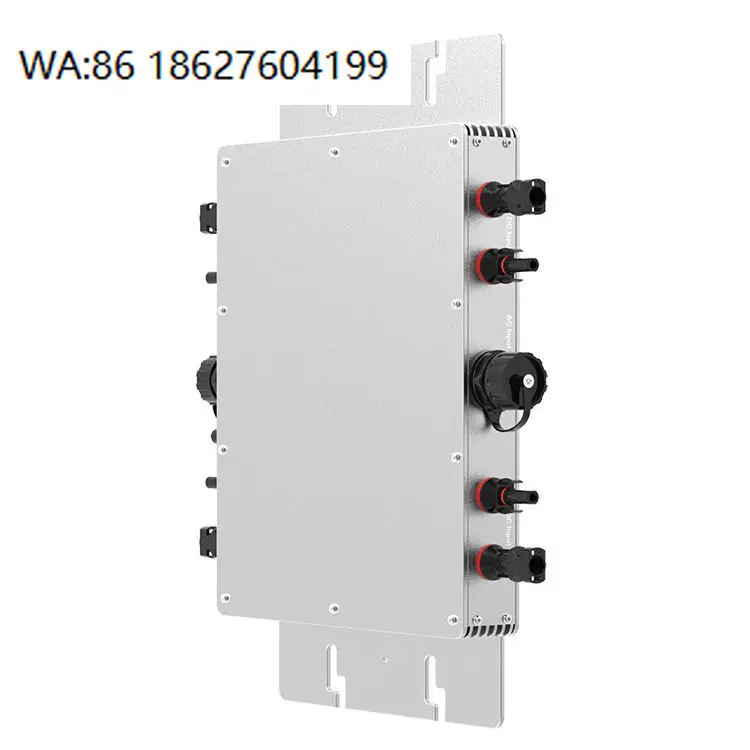 2000W Portable Grid Connected Micro Inverter Single Output WiFi MPPT Waterproof Home Balcony DIY Solar Power System