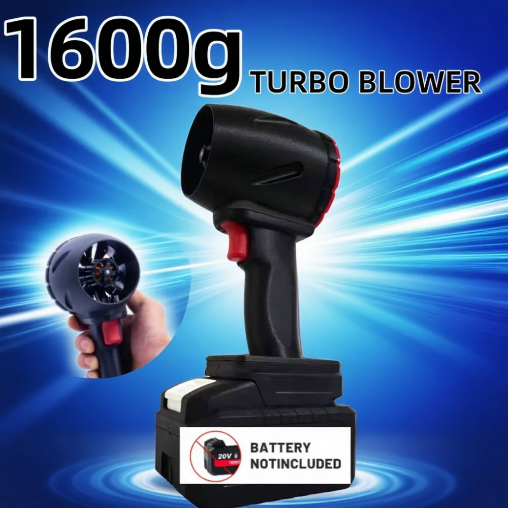

1100W Car Violent Air Blower Powerful Handheld Turbo Jet Fan High Speed 64mm Brushless Motor Thrust 1600g Car Wash Air Gun Dryer