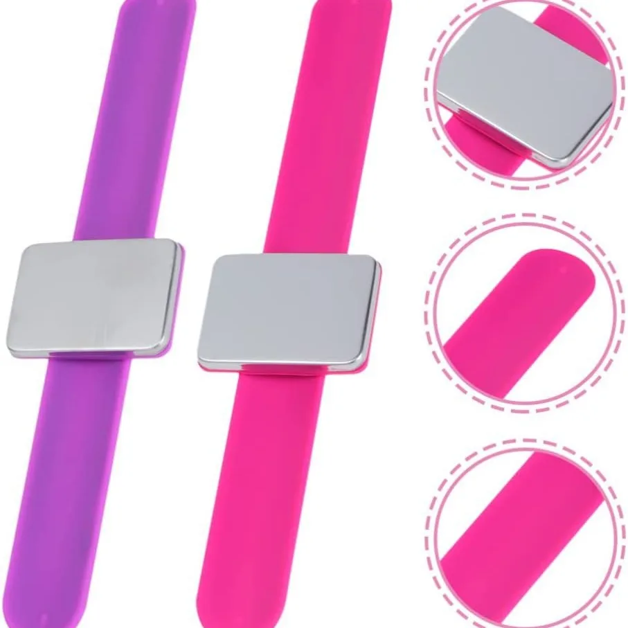 Magnetic Wristband Hair Clip Holder Silicone Hair Pin Wrist Band for Hairdresser Stylist Salon Tool