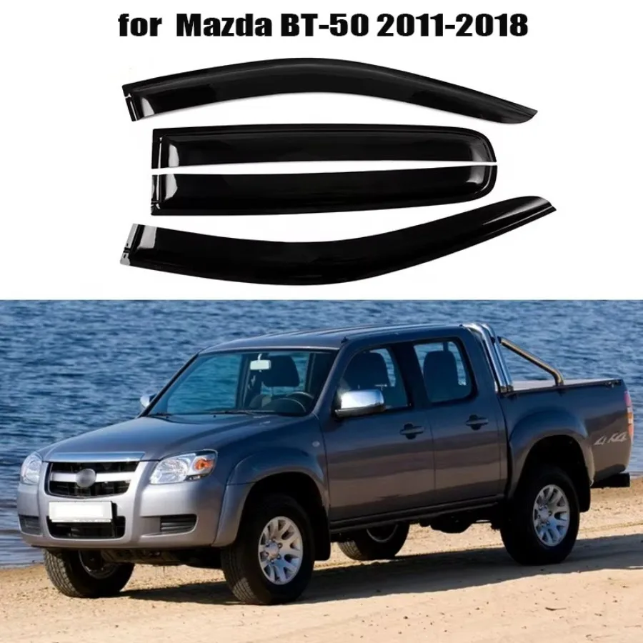 

Other Accessories Car Deflectors Acrylic Wind Deflectors Material Car Window Visors Sunshade for Mazda B-50 2011-2018