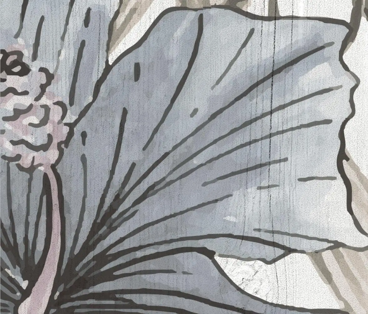 مخصص 3D خلفيات جدارية رسمت باليد يترك والزهور الرجعية الأمريكية الرعوية خلفية ملصقات جدار ديكور المنزل شخصية